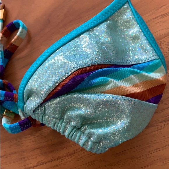 NWT Custo Barcelona Iridescent Bikini - Picture 2 of 10